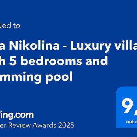 Villa Nikolina - Luxury Villa With 5 Bedrooms And Swimming Pool Vodnjan Exterior photo